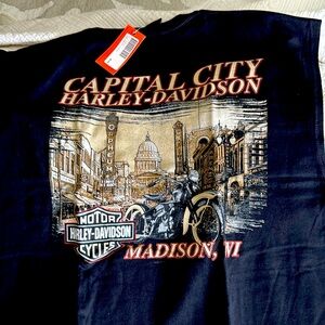 Sleeveless Harley Davidson tee shirt